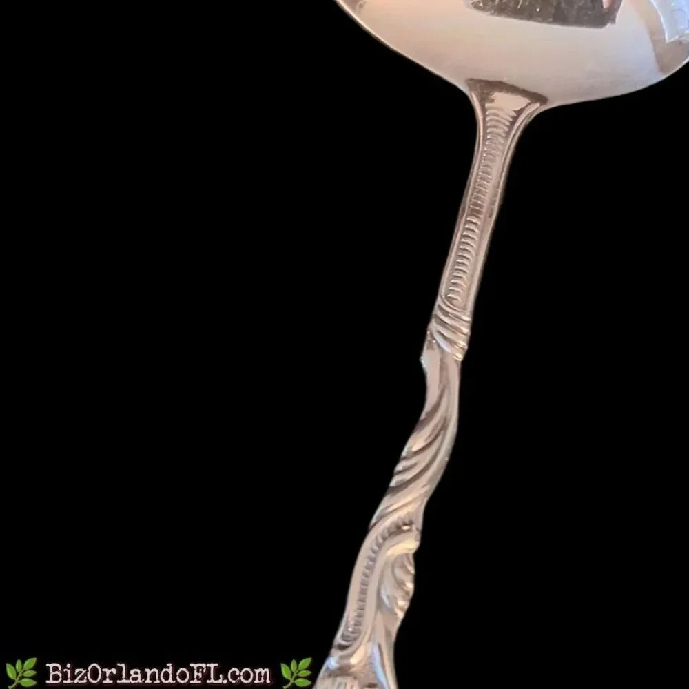 VINTAGE Nils-Johan Swedish Silverplated Bonbon / Berry Spoon / Small Cream Ladle